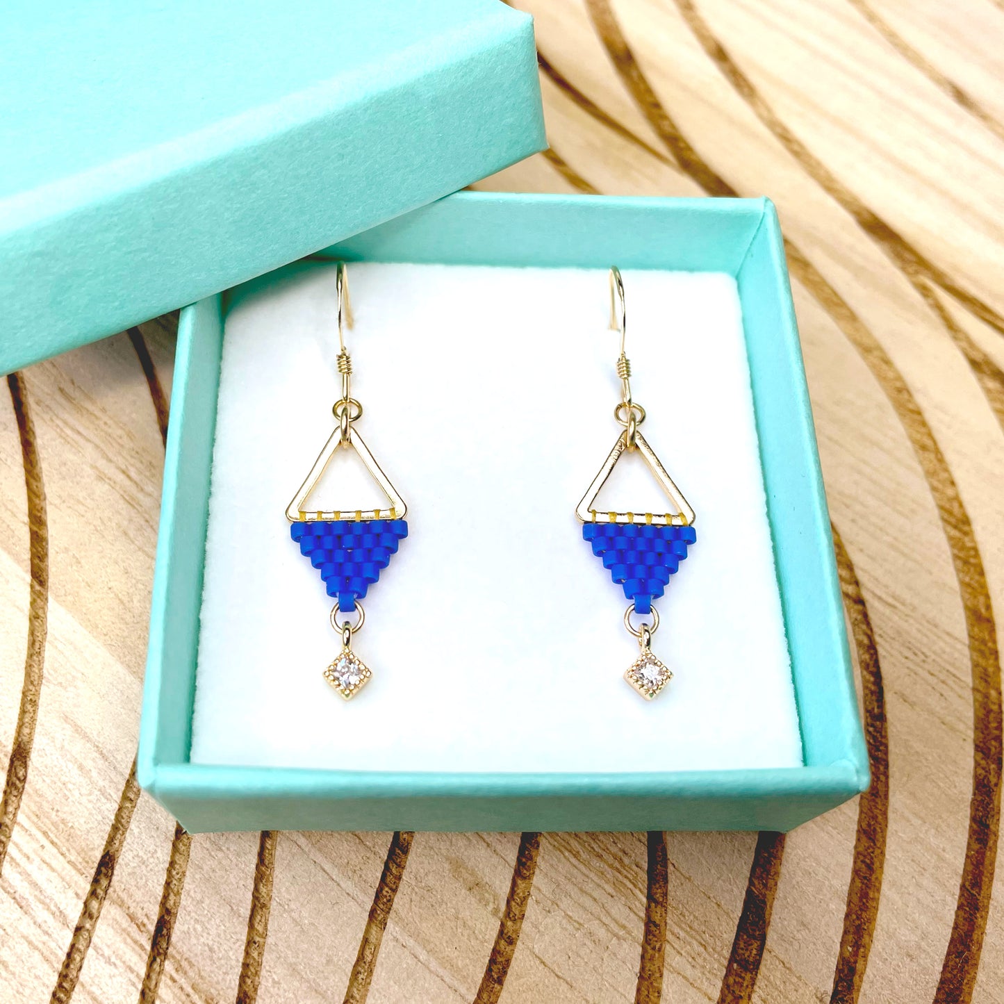 Boucles d'oreilles BERLINGOTS ◇ Bleu