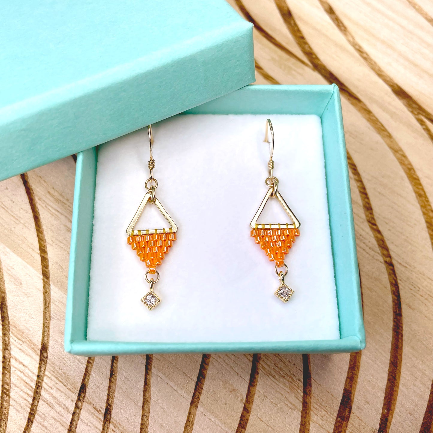 Boucles d'oreilles BERLINGOTS ◇ Mandarine