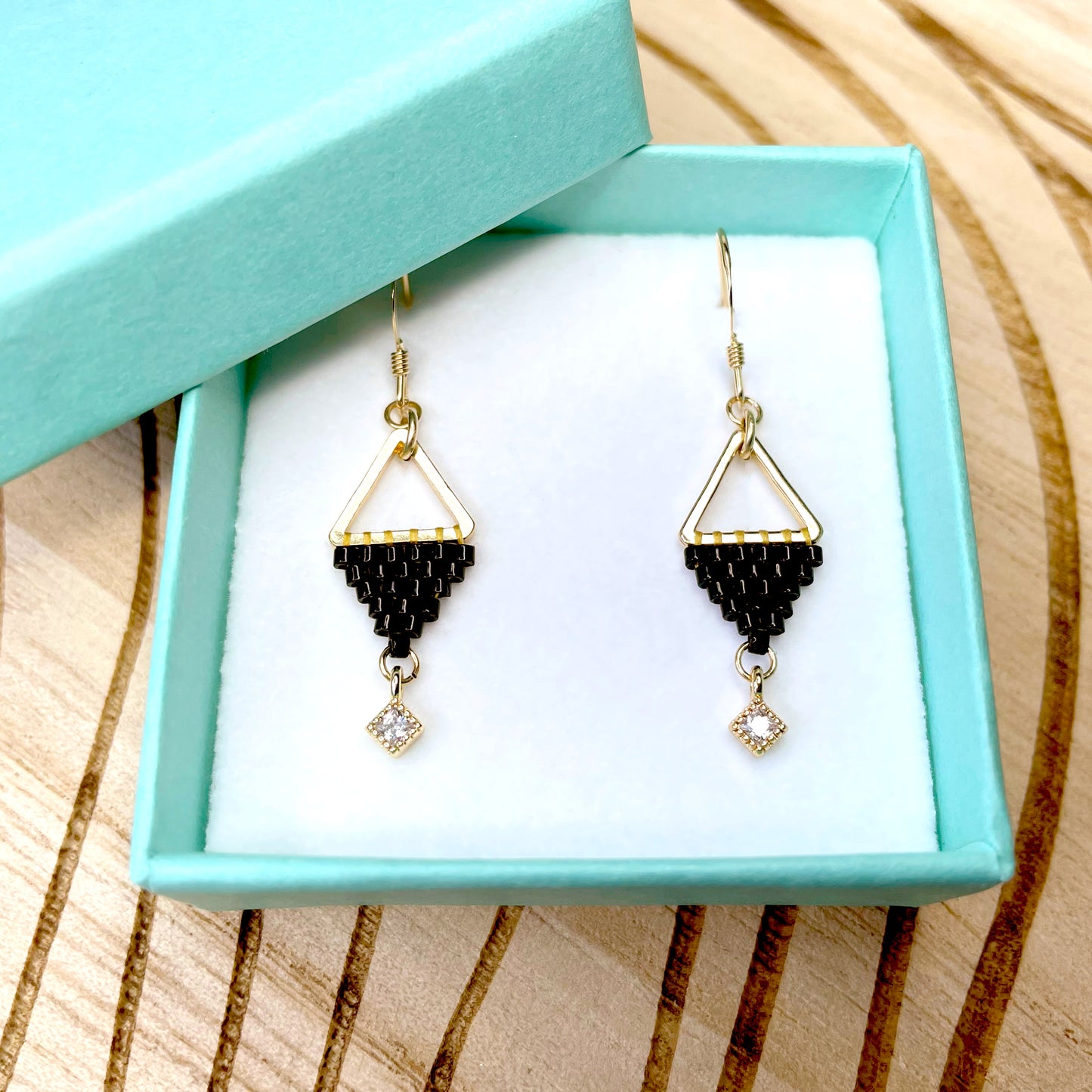 Boucles d'oreilles BERLINGOTS ◇ Noir