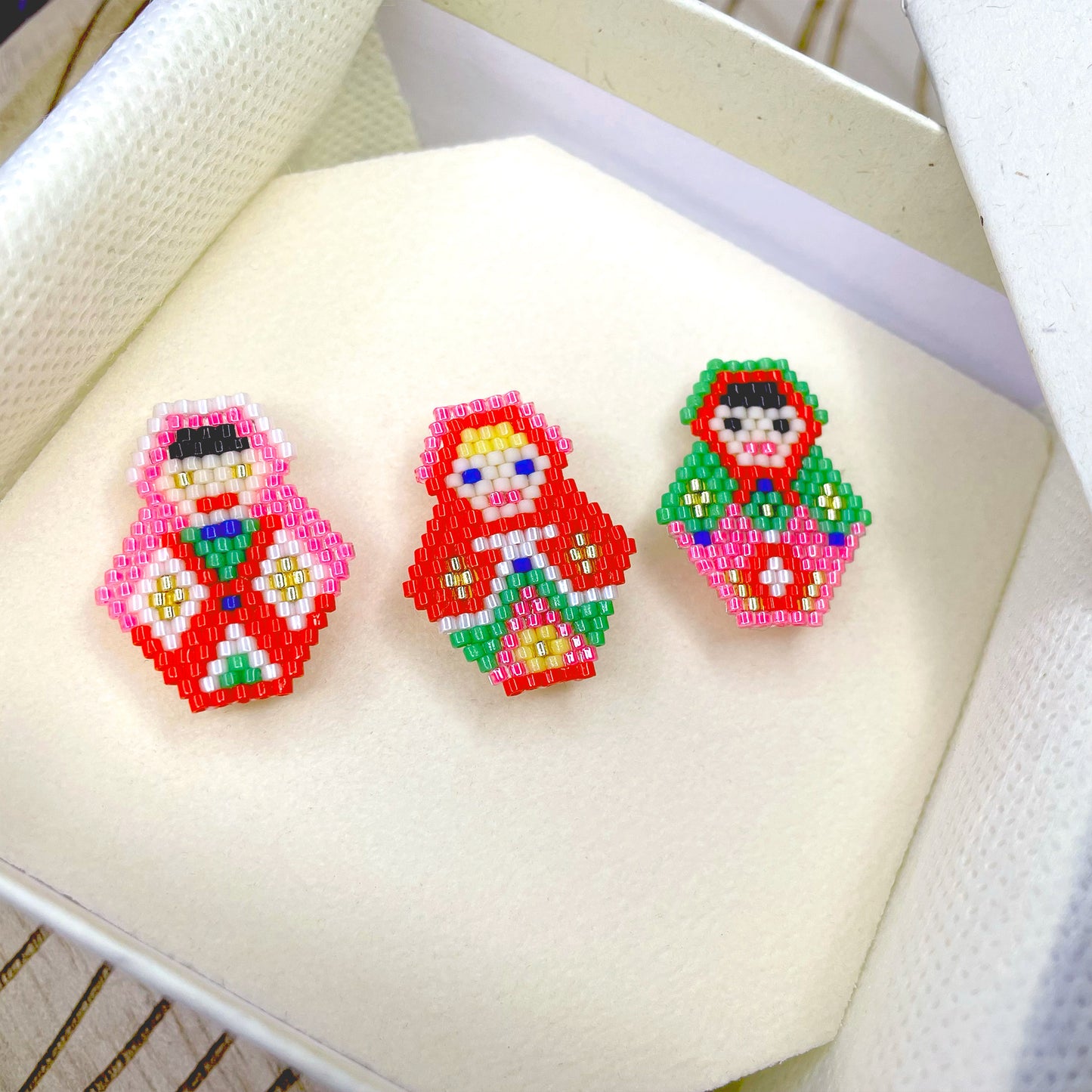 Trio de broches KATERINA ◇