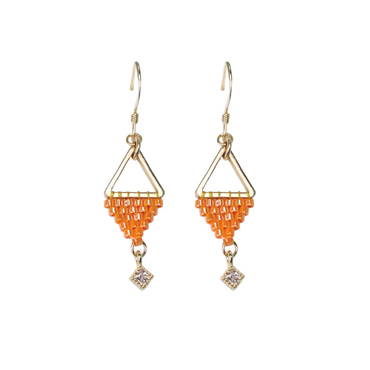 Boucles d'oreilles BERLINGOTS ◇ Mandarine